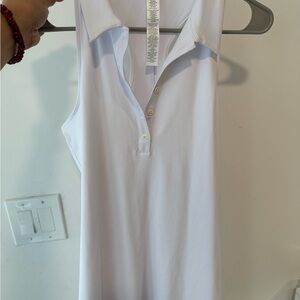 ALO Yoga White Sleeveless Dress